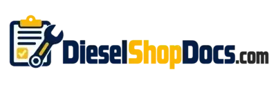 DieselShopDocs.com logo for diesel shop business document generator
